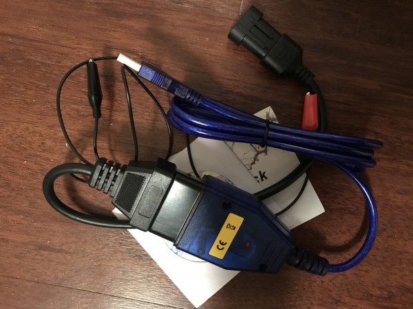 Câble bleu odb2, câble noir adaptateur